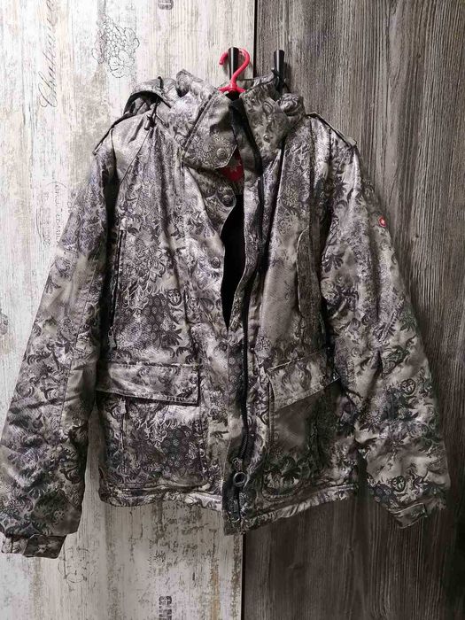 Куртка женская сноубордическая  серая. М.  р.46