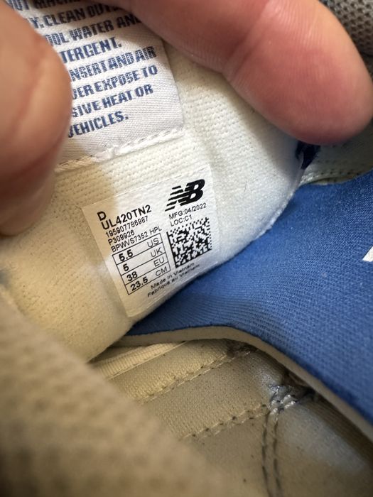 Кросівки New Balance 420 38(24см) оригінал нові сток