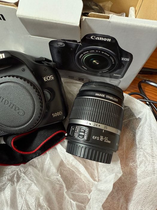 Canon 500D com lentes