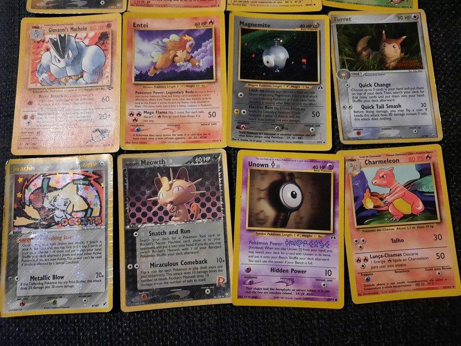 Cartas pokemon 1a edicao!! Originais