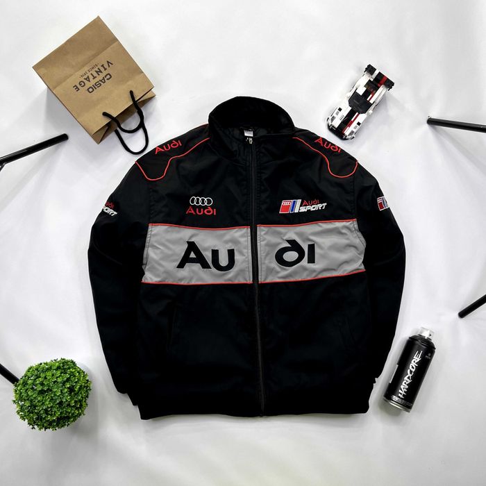 Вітровка AUDI бомбер куртка гоночна F1 стильна vintage вінтажна ауді