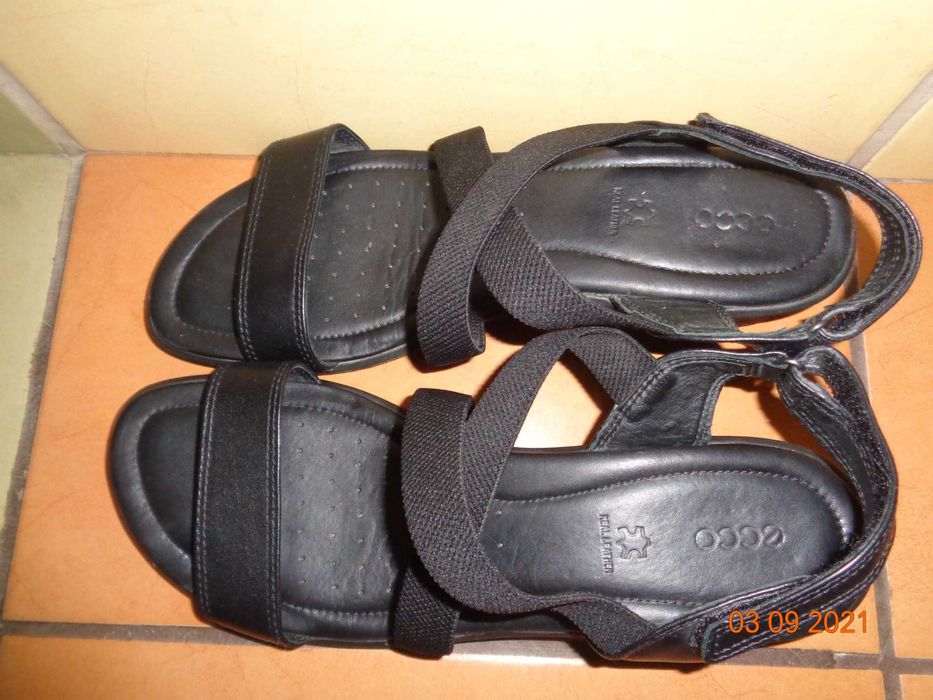 Skórzane sandały ECCO rozmiar 41 wkl. 26 cm stan idealny