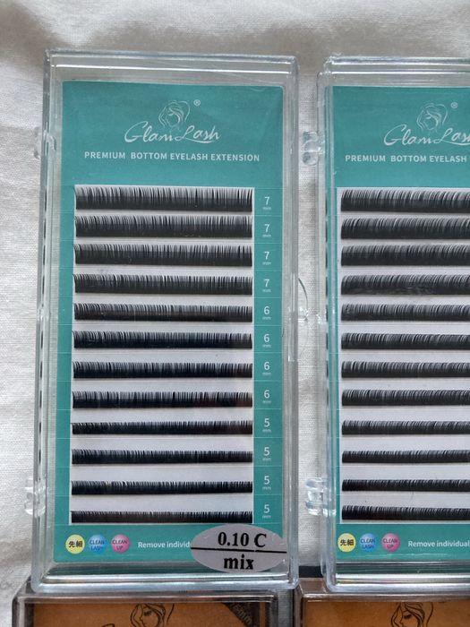 12 Caixas de Pestanas para Extensão – GlamLash + Nagaraku