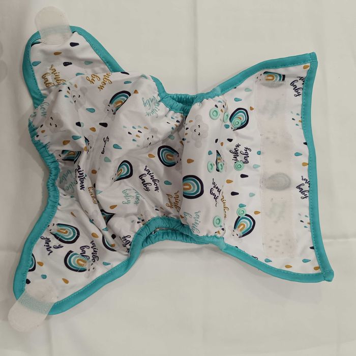 Pack de 5 fraldas reutilizáveis e 10 absorventes