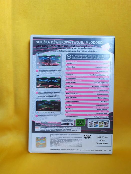 [Polska wersja] Gra SingStar 80's Lata 80-te PS2 PlayStation 2
