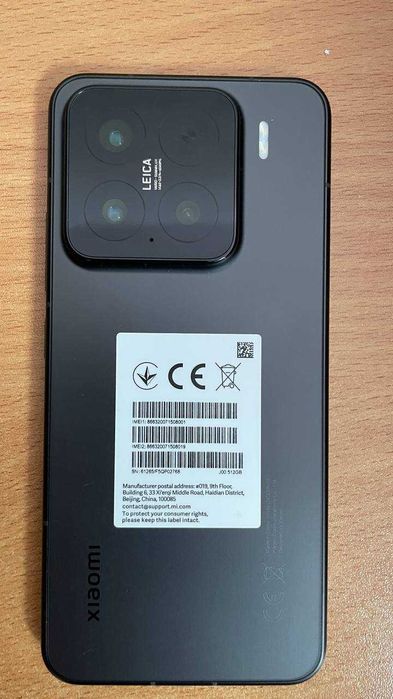 Xiaomi Mi 15 5G 12/512Gb Black EU