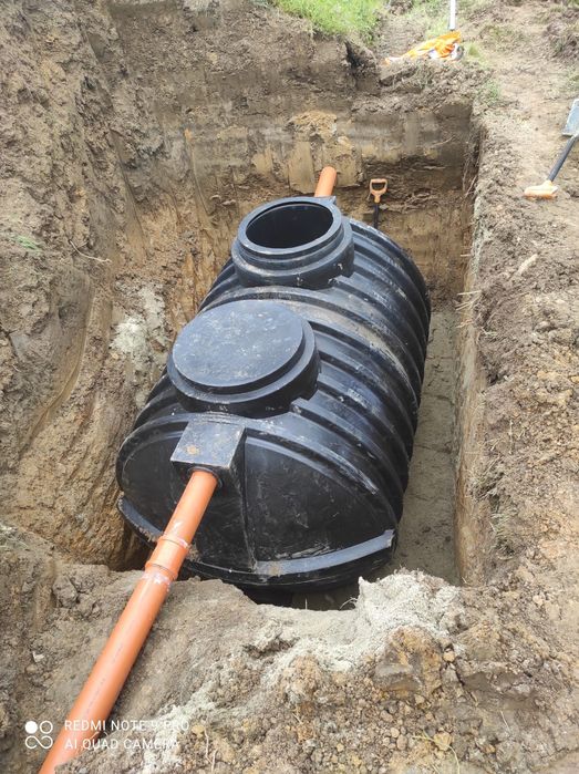 Drenaże Odwodnienia Kanalizacje Odpływy Deszczówki,Zbiorniki