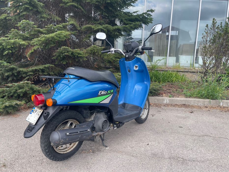 Honda Today 4 тактный скутер 50куб dio tact lead jog sepia zx