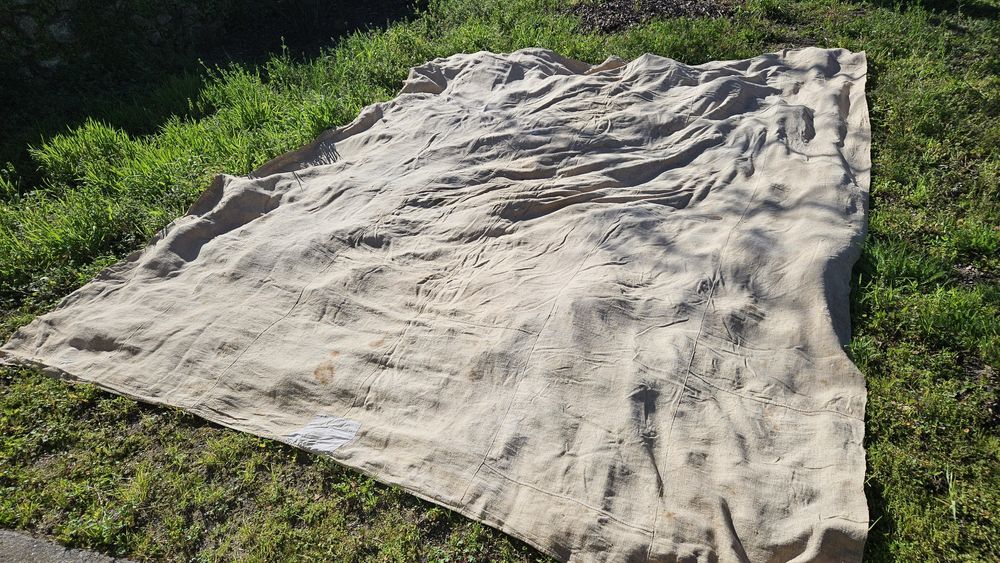 Toldo de linho branco