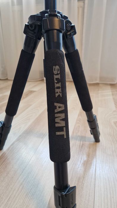 Statyw fotograficzny Slik Pro 340DX + Głowica 3D Slik SH-705E – Stan BDB!