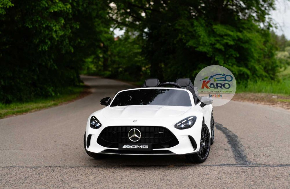 Pojazd Na Akumulator Mercedes GT63 AMG Auto dla dzieci 4x4 Full led