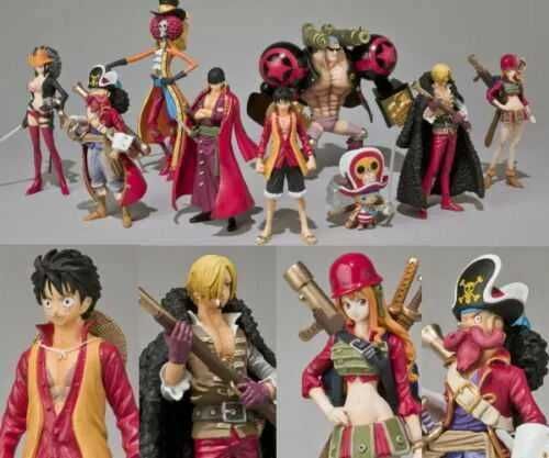 One Piece Super Modeling Sou Movie Z Battle Suit -4 peças novas