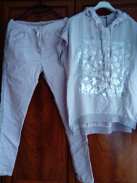 Super dres bluza cekiny serce M