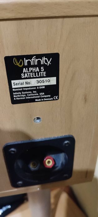 Infinity alpha 5 satellite колонки акустика