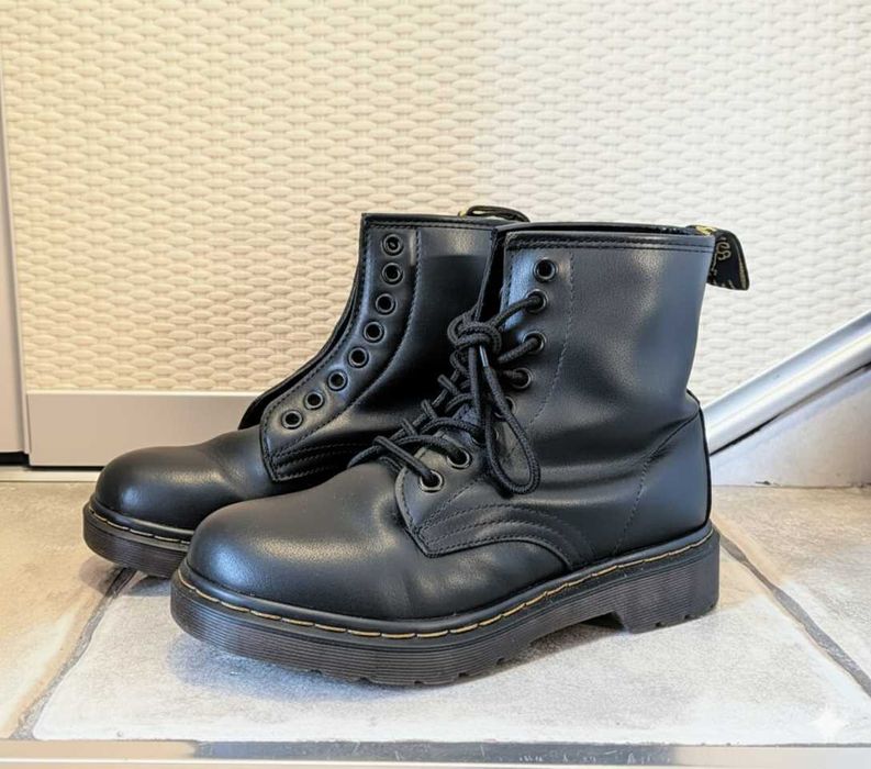 Botki glany martnesy 8 dziurek 37 czarne BDB 1460