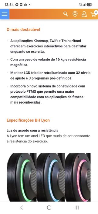 Bicicleta Smart bike BH LYON