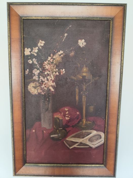 Tela pintada à mao 82*52 cm