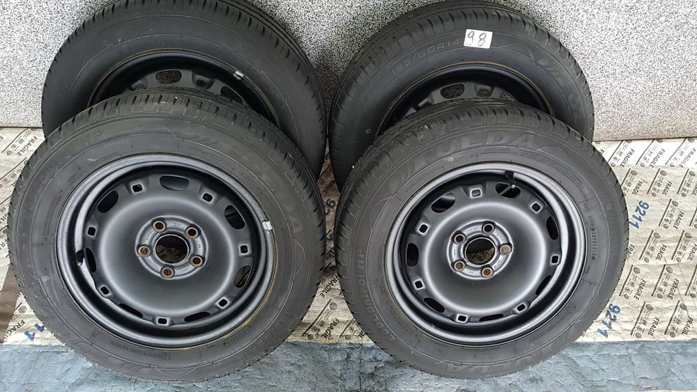 koła wv polo seat ibiza skoda fabia  5x100  185/60r14 6,5jx14 et43
