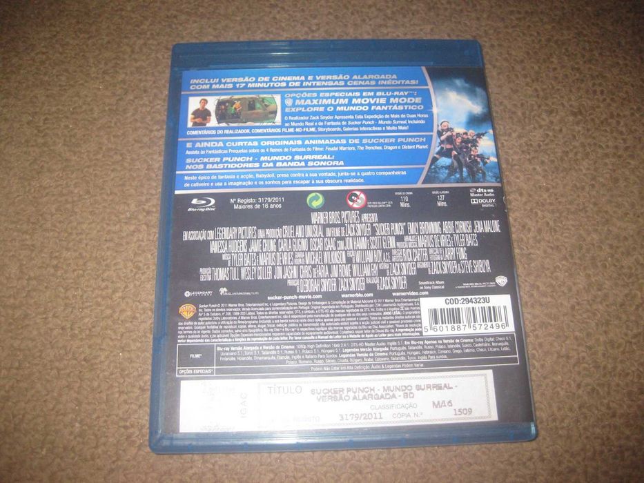 Blu-Ray "Sucker Punch: Mundo Surreal" de Zack Snyder