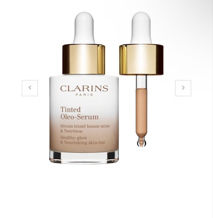 Clarins Tinted Oleo-Serum, тогальга основа для обличчя об'ємом 30 мл.