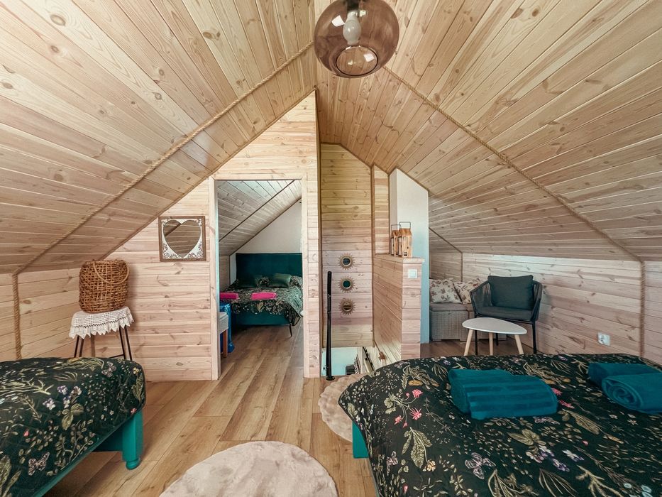 Mazury Garbate Domek całoroczny z pięknym widokiem Gorąca Balia i Sauna