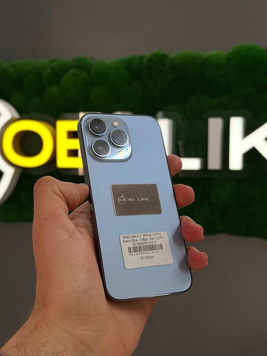 ПОЛНОСТЬЮ ПРОВЕРЕН‼️Apple iPhone 13 Pro  Айфон 13 Про 128GB Sierra Blue Батарея 100%