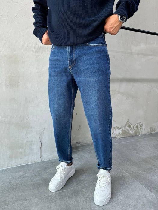 Чоловічі джинси мом , Мужские джинсы мом синие