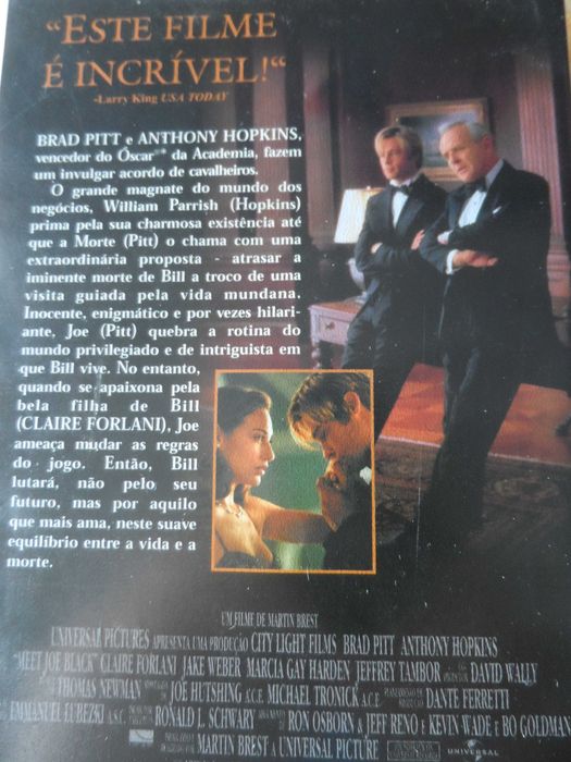 Conhece Jo Black?  com BRAD PITT (Cassette VHF) -  COLEÇÃO