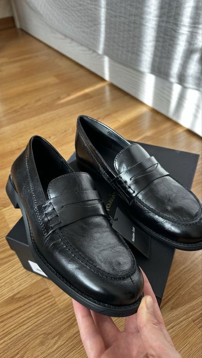 Жіночі лофери Massimo Dutti, натуральна шкіра, розмір 42
