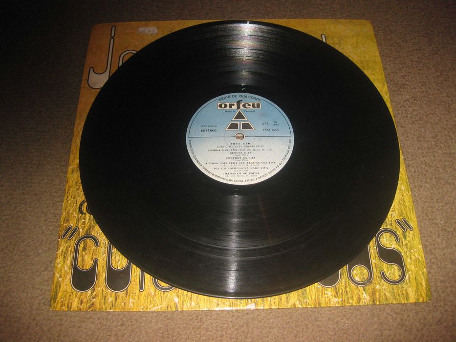 Vinil LP 33 rpm do José Cid "Canta Coisas Suas"