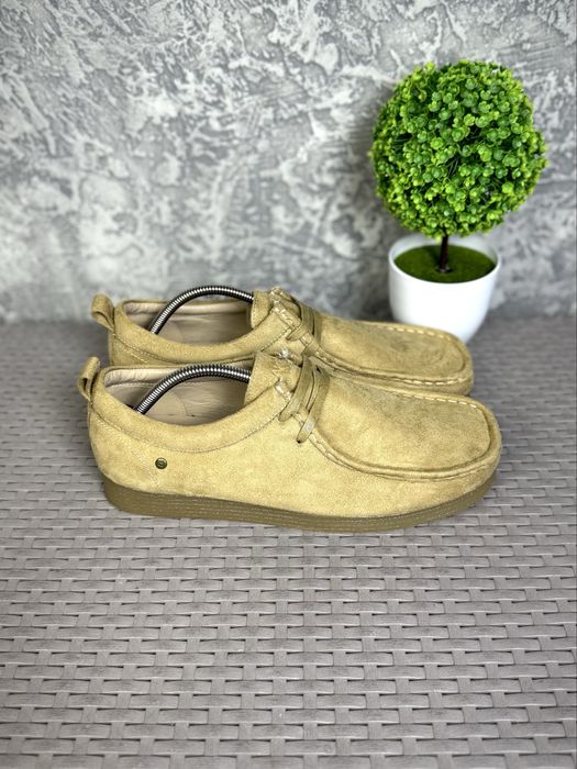 Deakins туфли кроссовки 44 размер кожаные коричневые