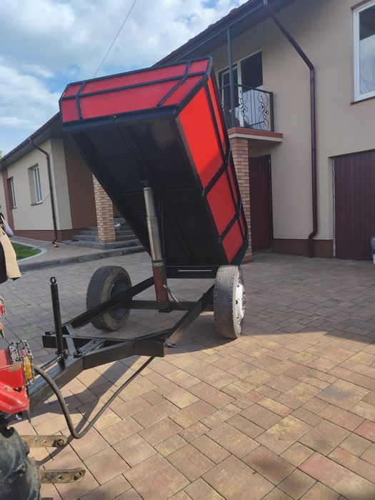 Прицеп самоскид, самосвал міні трактор, прицеп