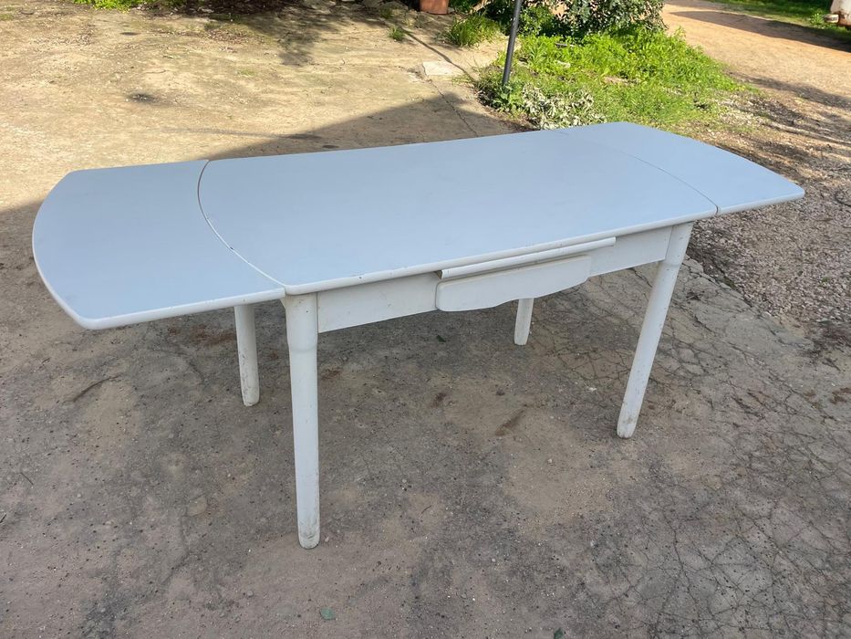 Mesa extensível branca