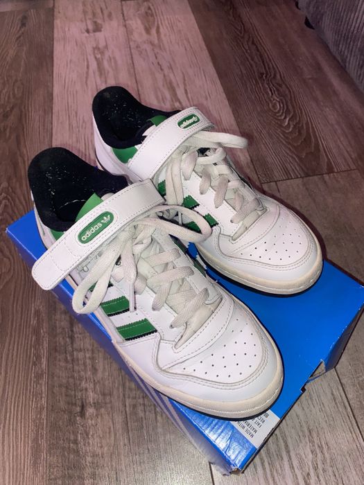 Adidas forum low green black