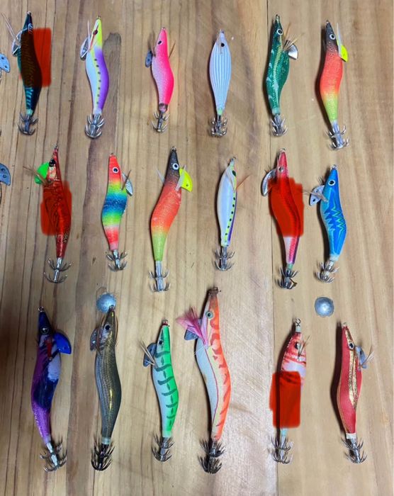 Iscos de pesca de choco