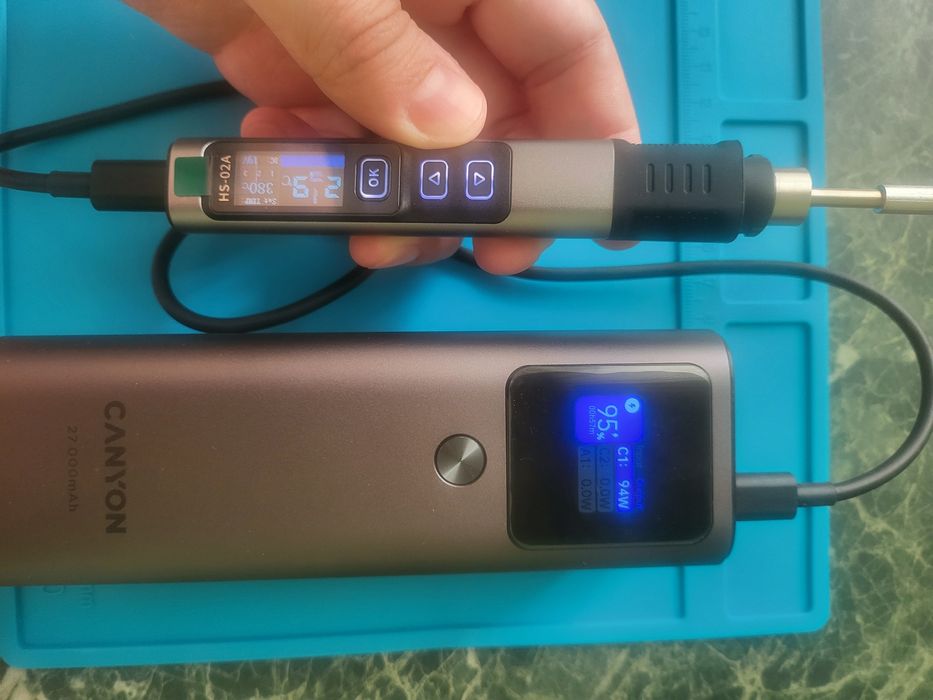 Паяльник Fnirsi HS-02A, жала C245