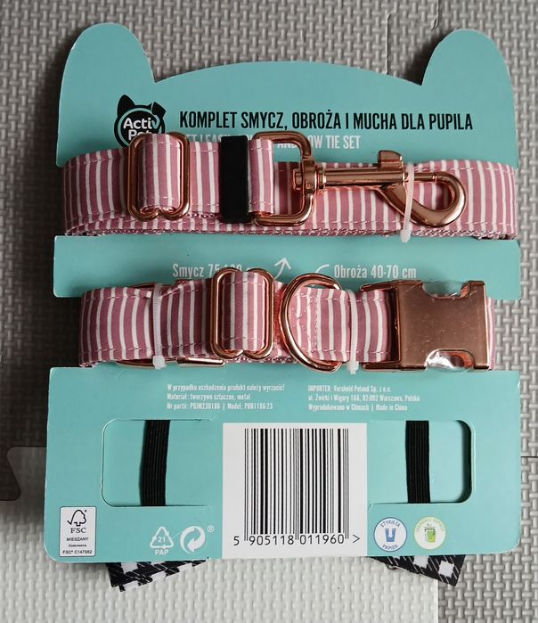 Komplet dla pupila z ozdobną muszką