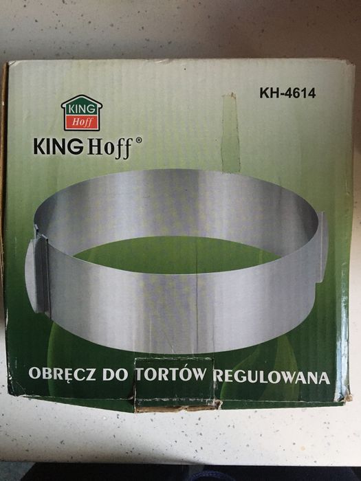 Obręcz do tortów regulowana KingHoff