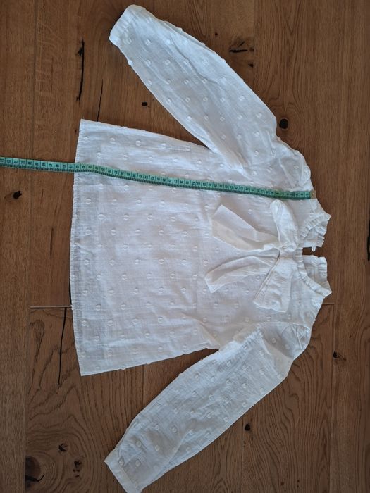 Bluzka dziewczęca elegancka zara 128