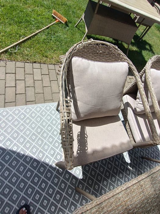 Meble ogrodowe stół+sofa+2 krzesła