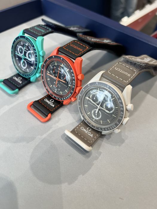 Moonswatch Swatch Omega Новые серии Земли