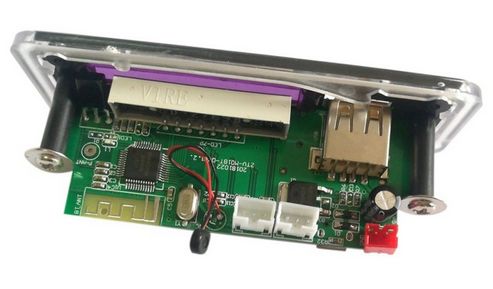 BLUETOOTH 5.2! Модуль із мікрофоном 12V MP3/WMA/WAV/FLAC, APE