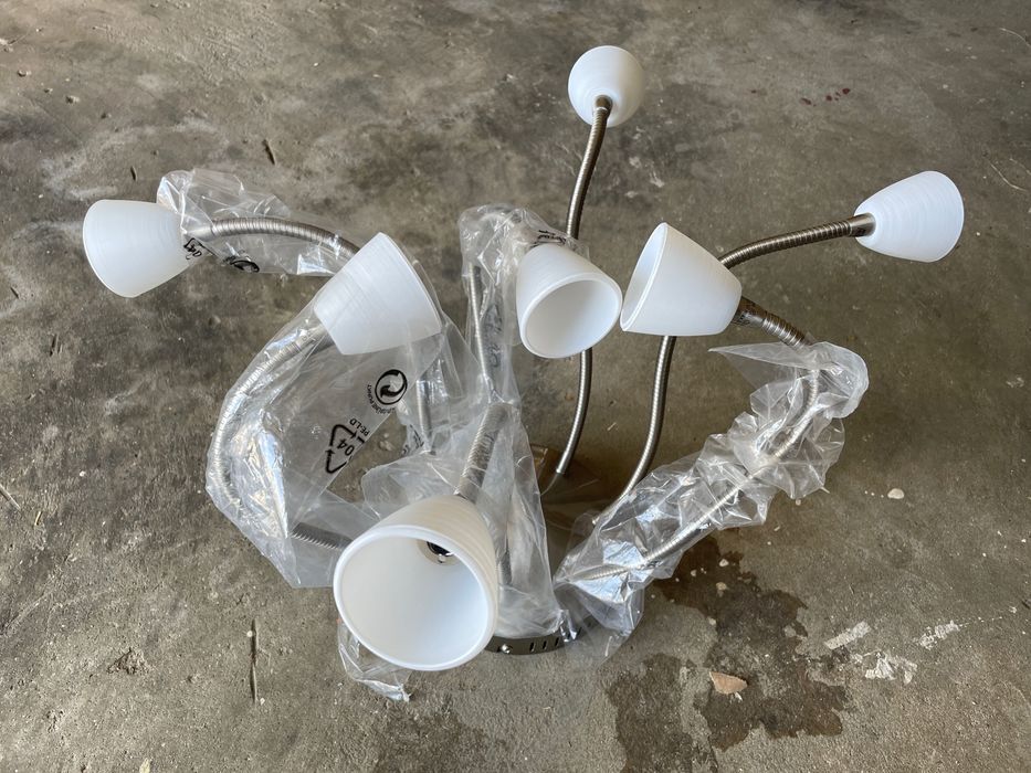 Candeeiro novo LED Fischer com transformador