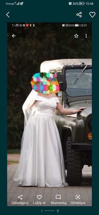 suknia ślubna ivory 38-42