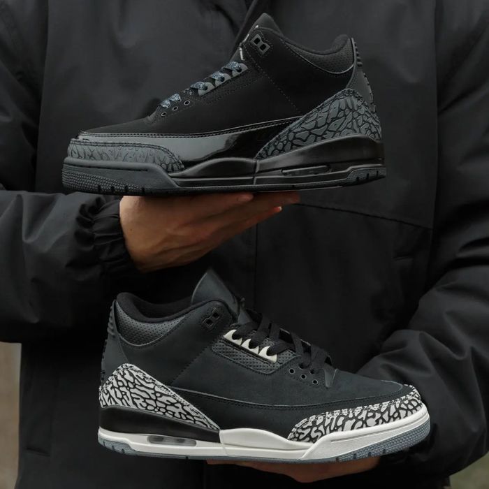 Кроссовки Jordan 3 Black cat