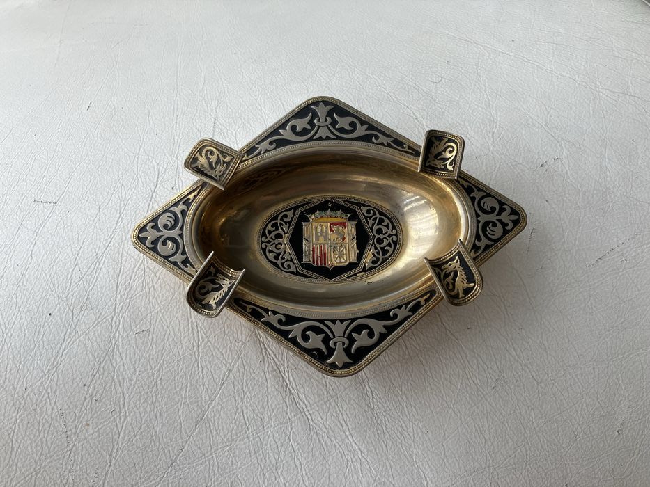 Cinzeiro vintage metal