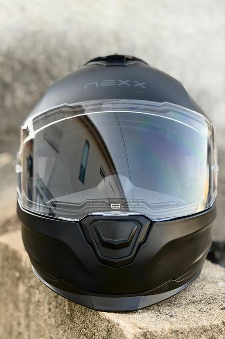 Capacete semi novo & Luvas novas