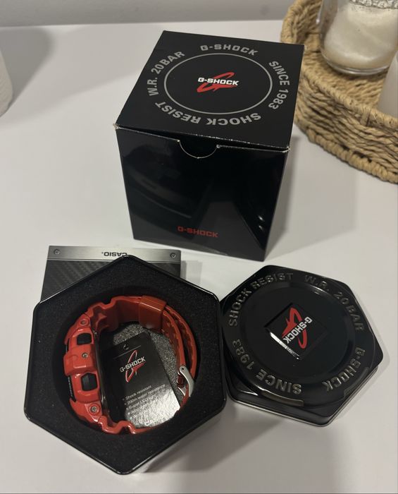 Casio G-Shock G-8900A-4DR czerwony piękny