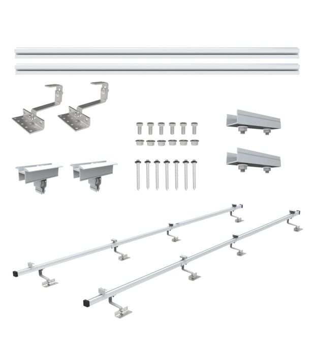 Zestaw montażowy do systemów fotowoltaicznych i solarnych do dachówki