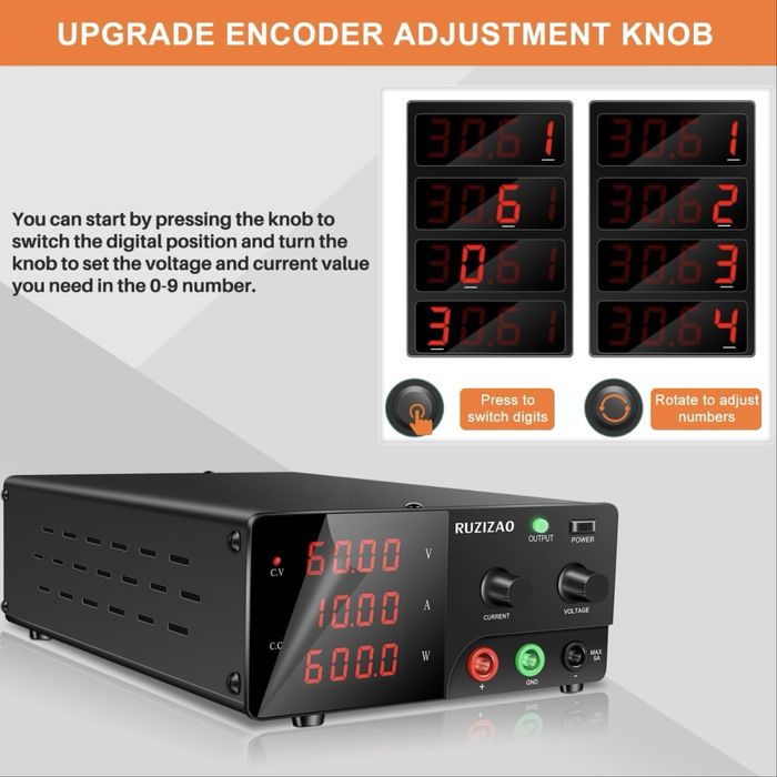 Лабораторний блок 60V 10A 600W